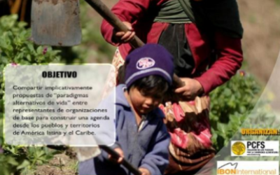 Encuentro de movimientos y redes de Latinoamérica y el Caribe para la Incidencia y Acción Territorial hacia el Post 2015
