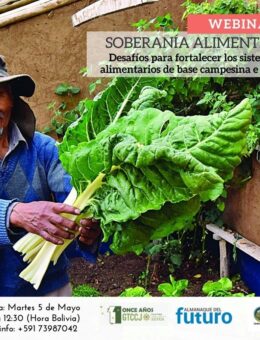 Webinar: Soberanía Alimentaria en Bolivia